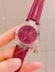 Knockoff Ladies Cartier Pasha Watch Fuchsia Dial Fuchsia Leather Strap (3)_th.jpg